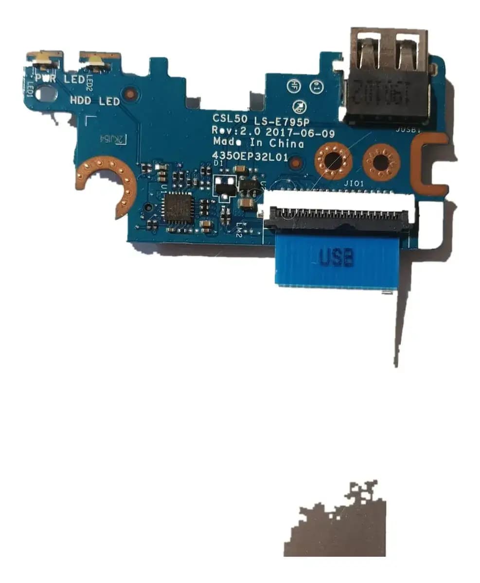 Placa Usb Lectora Sd Boton Hp 15-bs 15-bw 250 G6 Ls-e795p