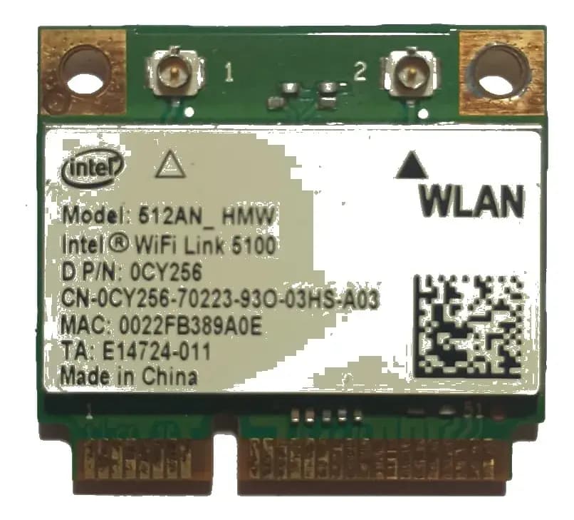 Placa Wifi Intel Wifi Link 5100 512an_hmw Notebook 0cy256
