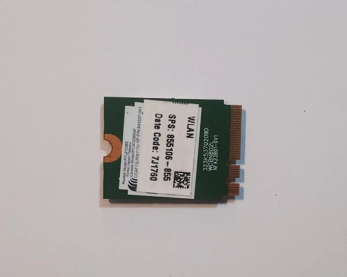 Placa Wifi Bt M.2 Notebook Realtek Rtl8723be 855106 Usada