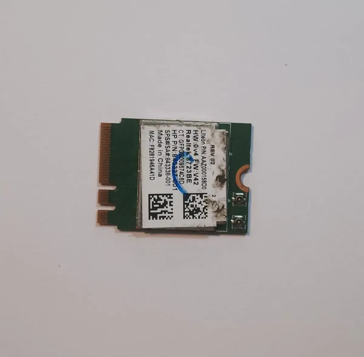 Placa Wifi Bt M.2 Notebook Realtek Rtl8723be 843338 Usada