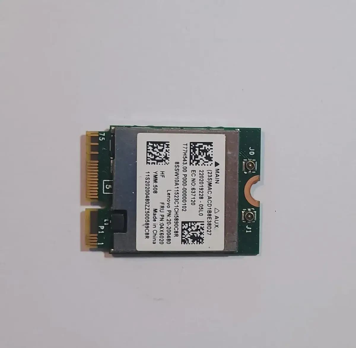 Placa Wifi Bluetooth M2 Ngff Notebook Lenovo Fru 04x6020