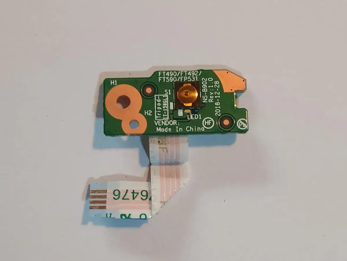 Placa Boton Encendido Thinkpad T490 T495 T590 Ns-b902