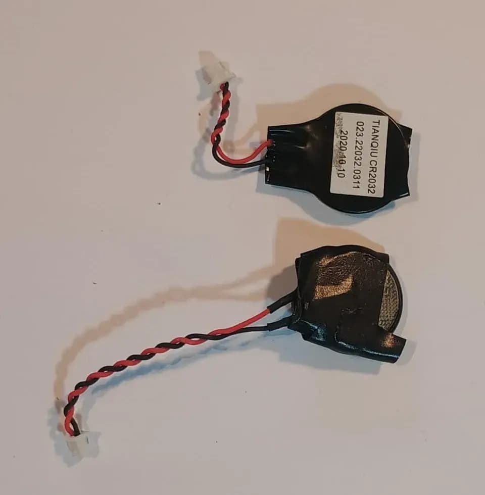Pila Cmos Cr2032 Con Cable Notebook Lenovo Lote X 2