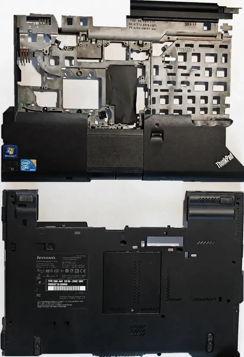 Palmrest Y Base Inferior Lenovo Thinkpad T410 Fru 60y5472 Negro