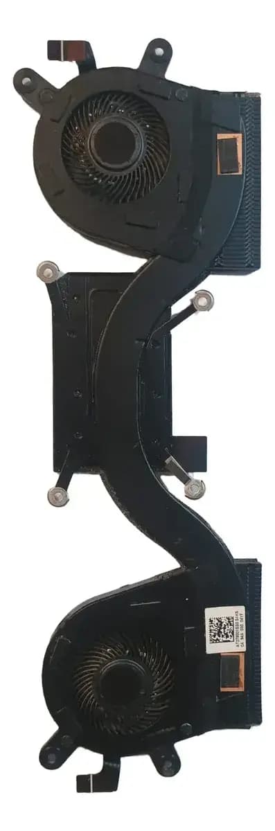 Cooler Disipador Doble Fan Notebook Dell At279001ss0 Usado