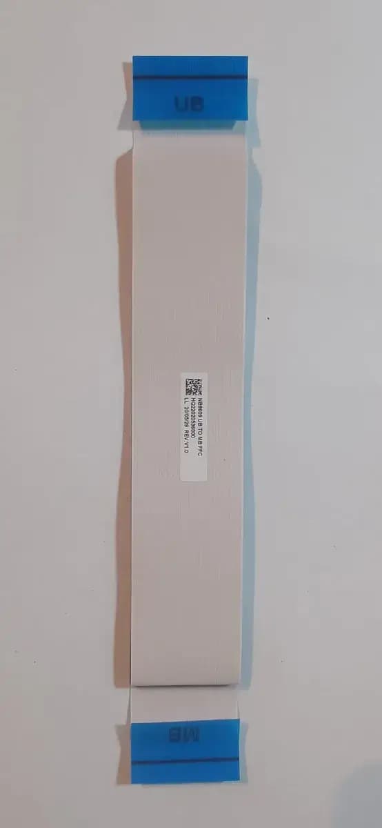 Cable Flex Ffc Plano Blanco Notebook Nb8609 Usado