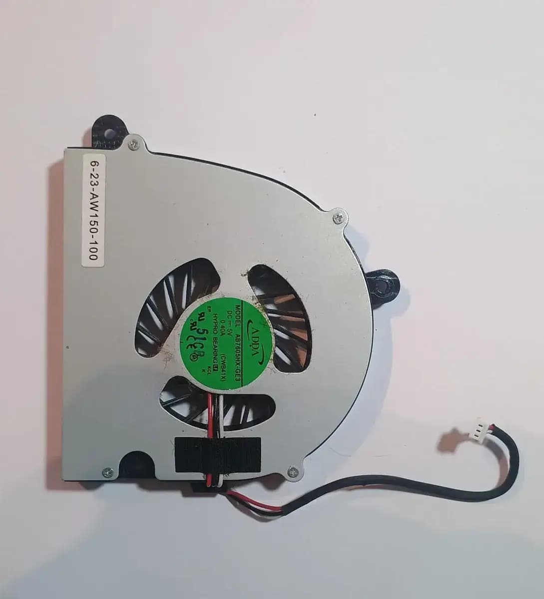 Cooler Ventilador Notebook Adda Ab7605hx-ge3 Repuesto