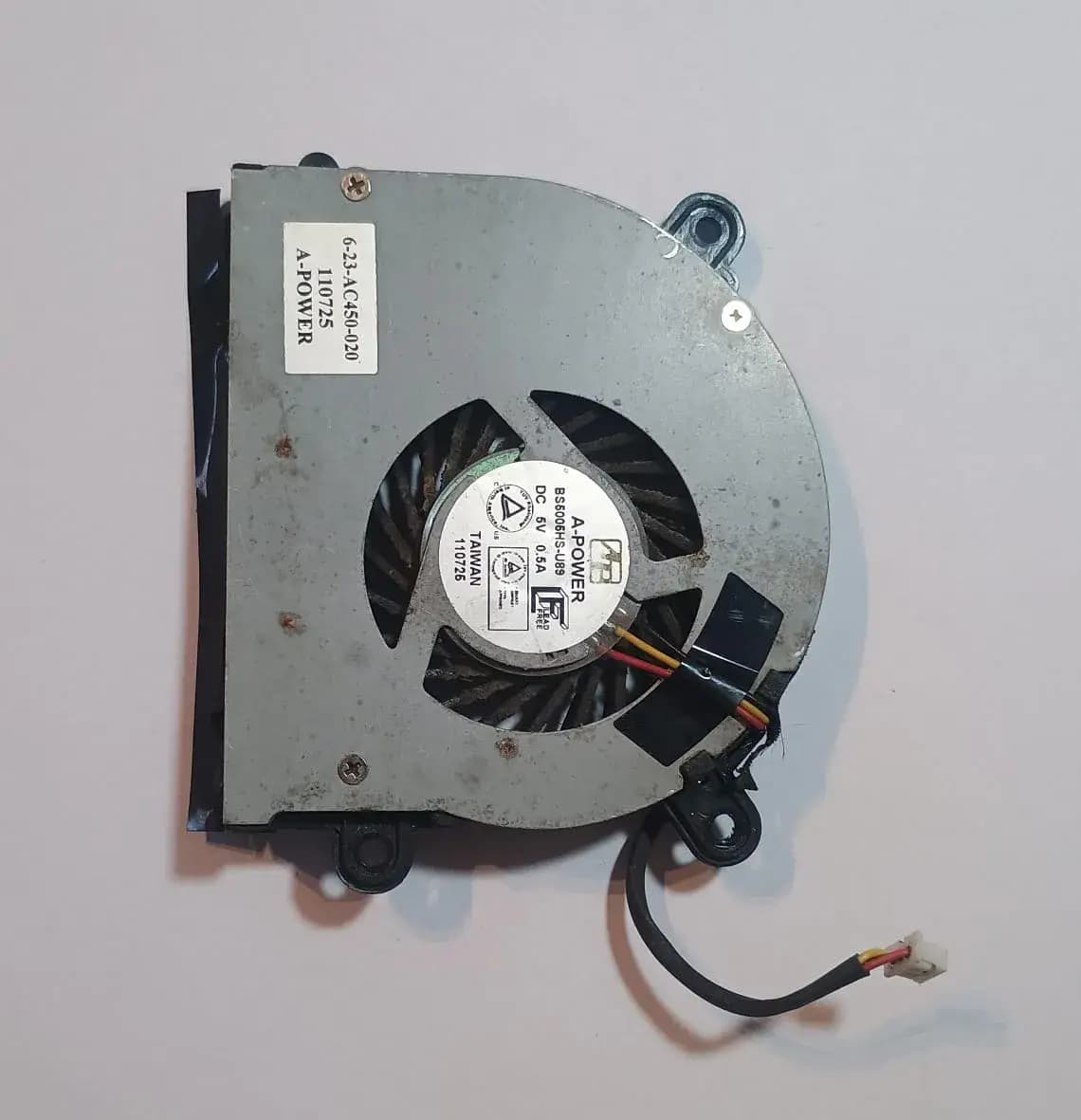Cooler Ventilador Notebook A-power Bs6006hs-u89 Repuesto
