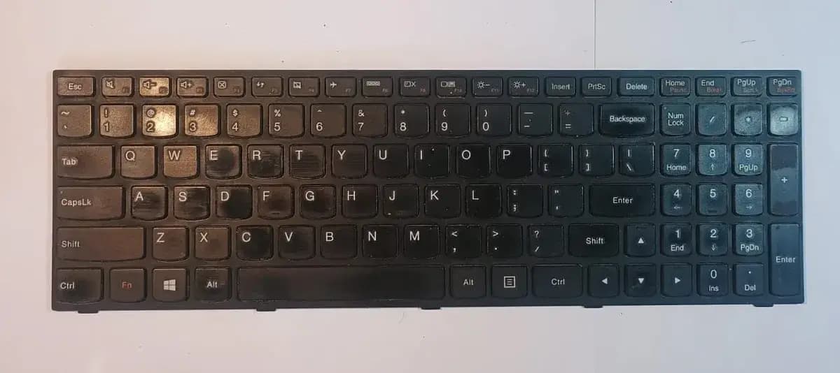 Teclado Lenovo G50-45 G50-70 G50-80 Con Marco Layout Us Negro Inglés