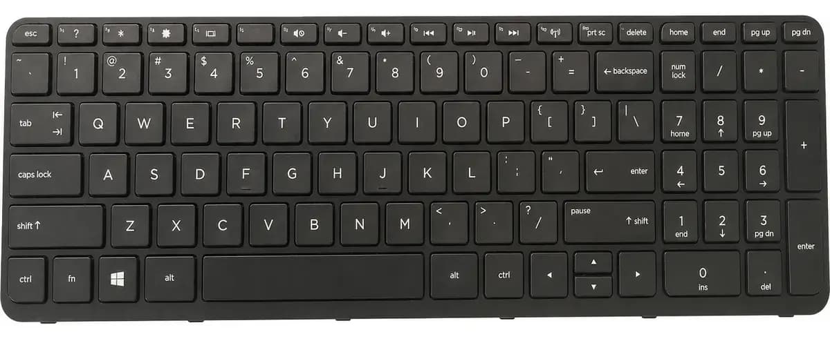 Teclado Hp Pavilion 15-e 15-n 15-r 250 G3 Inglés 708168-001 Negro Inglés Us