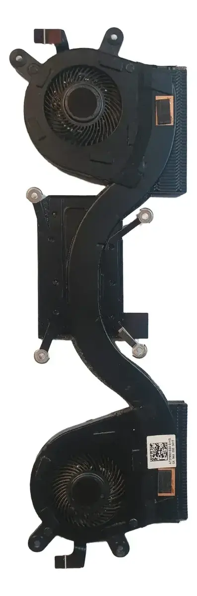 Cooler Disipador Doble Fan Notebook Dell At279001ss0 Usado