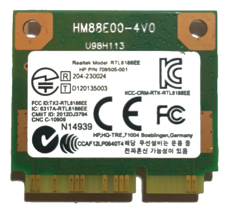 Placa Wifi Realtek Rtl8188ee Notebook Hp 709505-001