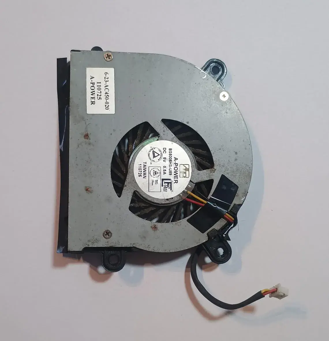 Cooler Ventilador Notebook A-power Bs6006hs-u89 Bangho Ac450