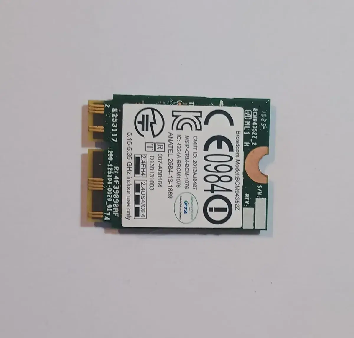 Placa Wifi Bluetooth Dell Dw1560 Hackintosh 06xryc Bcm94352z