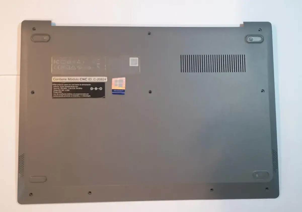 Carcasa Base Inferior Lenovo Ideapad 1 14igl05 81vu Gris Oscuro