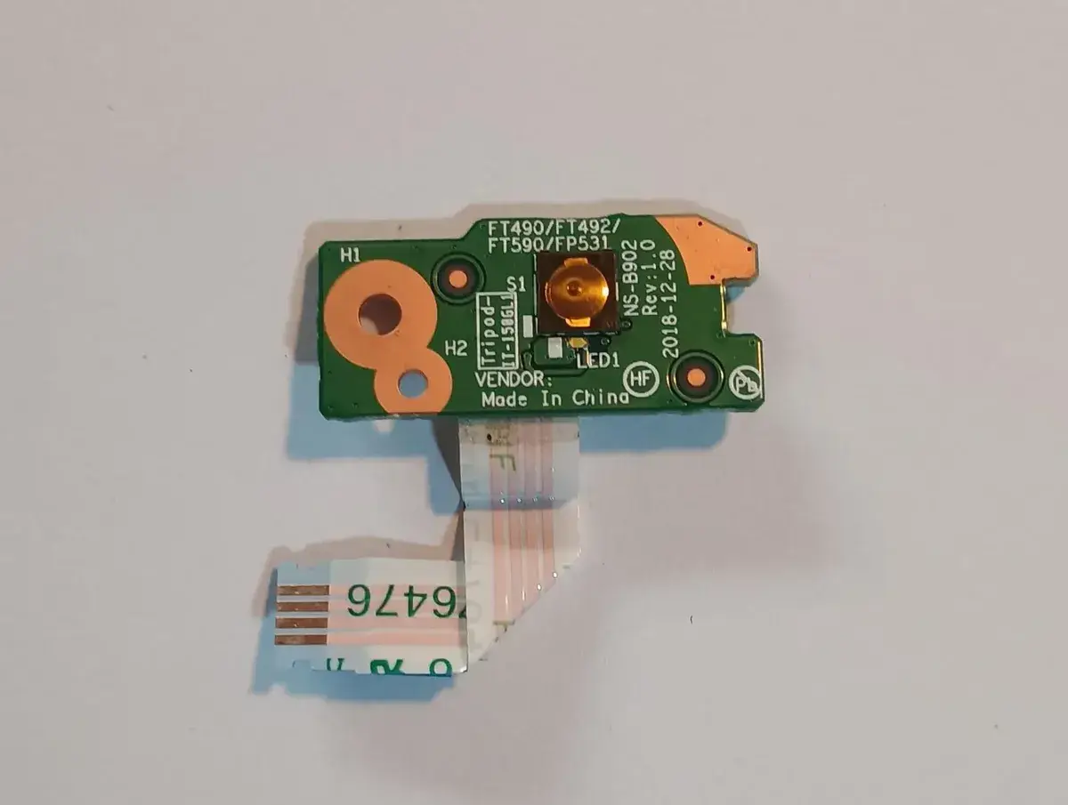 Placa Boton Encendido Thinkpad T490 T495 T590 Ns-b902