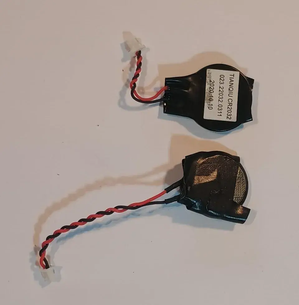 Pila Cmos Cr2032 Con Cable Notebook Lenovo Lote X 2