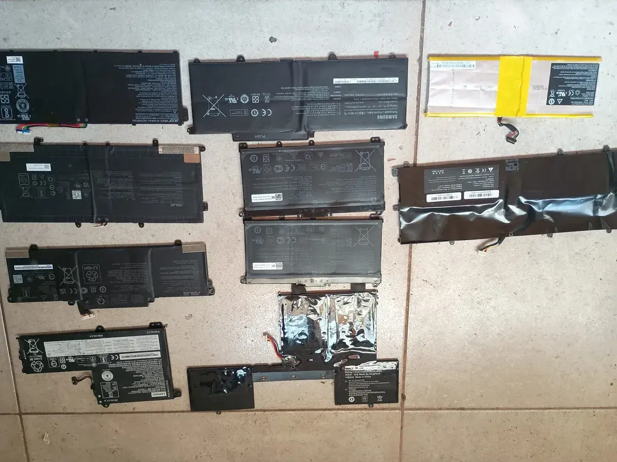 Lote 11 Baterias Internas Notebook Hp Asus Acer A Revisar Negro