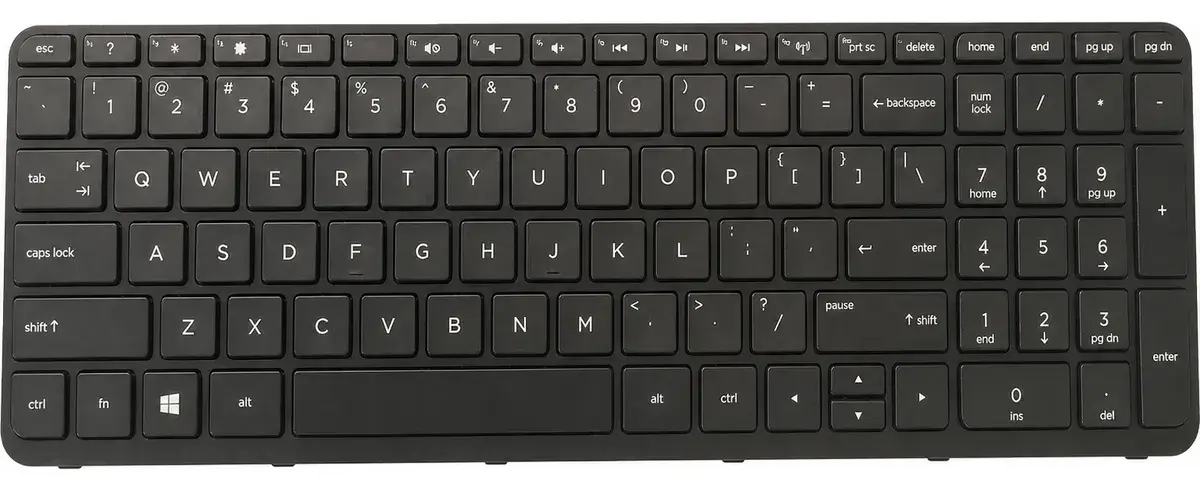 Teclado Hp Pavilion 15-e 15-n 15-r 250 G3 Inglés 708168-001 Negro Inglés Us